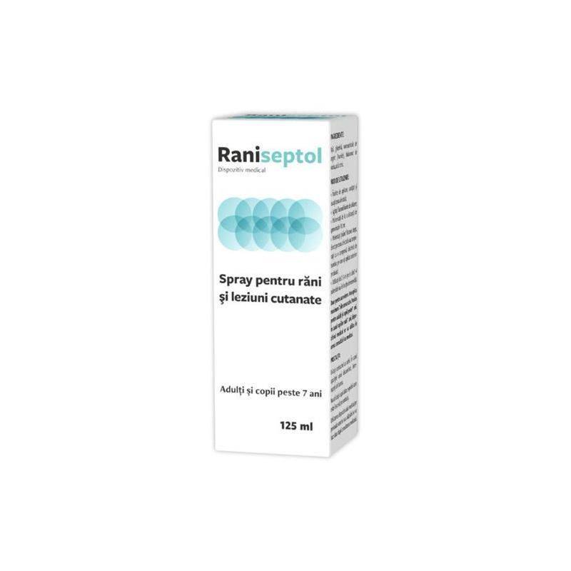 Raniseptol Spray Pentru Rani Si Leziuni Cutanate Adulti Si Copii 125ml, Zdrovit