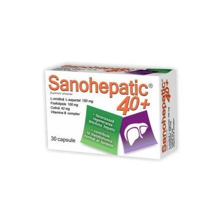 SANOHEPATIC 40+ 30cps, ZDROVIT