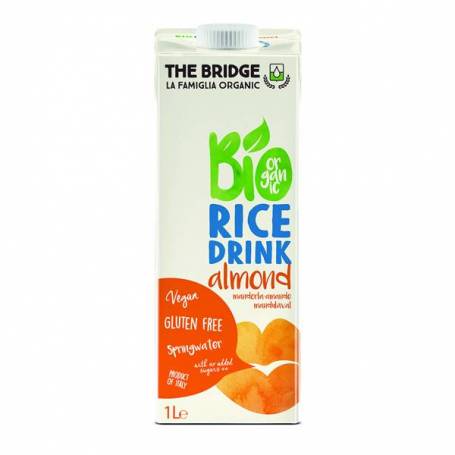Lapte vegetal de orez cu migdale 1l ECO-BIO - The Bridge