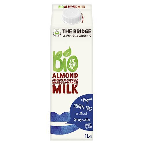 Lapte vegetal de migdale 8%, 1l eco-bio - the bridge