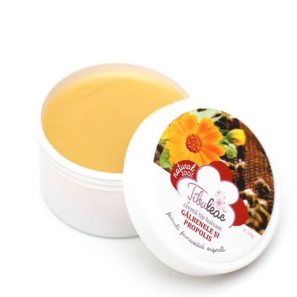 Crema Galbenele Si Propolis 60g, Tibuleac