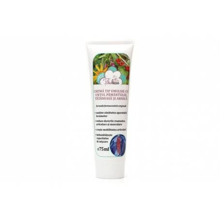 Crema Emulsie Untul Pamantului + Tataneasa + Arnica 75ml, Tibuleac