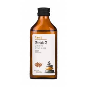 Omega 3 ulei de in presat la rece 250ml - alevia