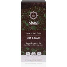 Henna Saten Nuca - Vopsea de par naturala 100g - Khadi