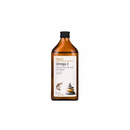 Omega 3 Ulei din ficat de cod norvegian 500ml - Alevia