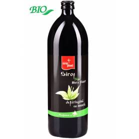 Sirop de patlagina cu menta, 1000ml - Nera Plant