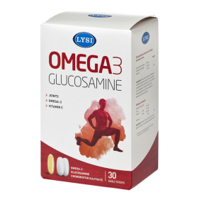 OMEGA-3 cu GLUCOZAMINA si CONDROITINA 30 doze - Lysi