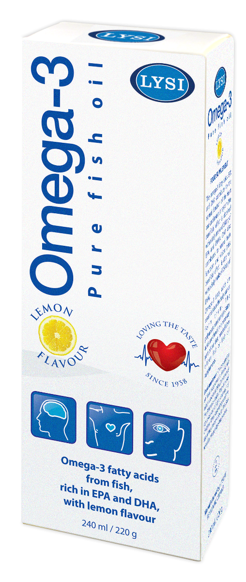Omega 3 cu lamaie 240ml - lysi