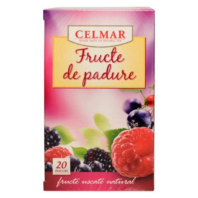 Ceai cu fructe de padure 20pl, celmar