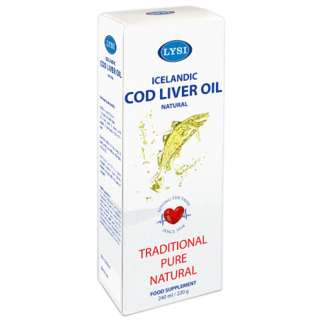 ULEI DIN FICAT DE COD natural - 240ml - LYSI