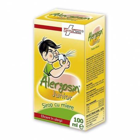 SIROP ALERGOSIN CU MIERE JUNIOR 100ml, FARMACLASS