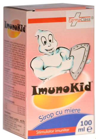 Imunokid cu miere sirop 100ml, farmaclass