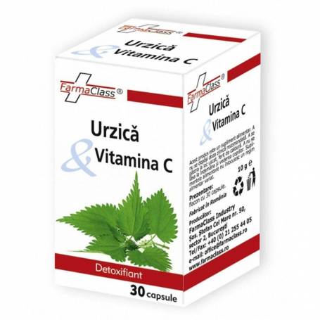 URZICA VIE VITAMINA C 30cps, FARMACLASS