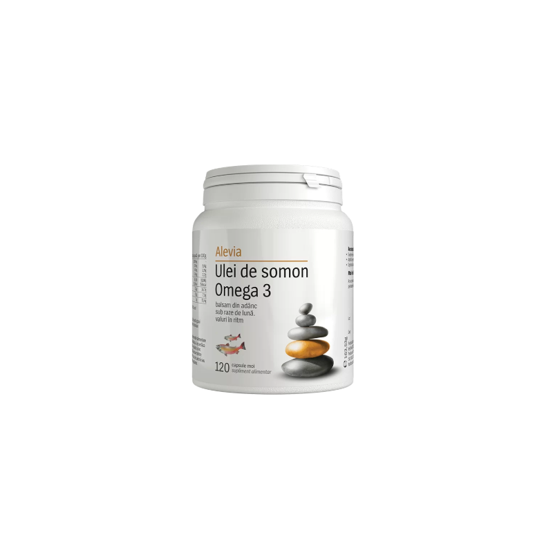 Ulei de somon Omega 3 60cpr, Alevia