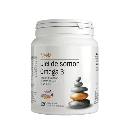 Ulei de somon Omega 3 60cpr, Alevia