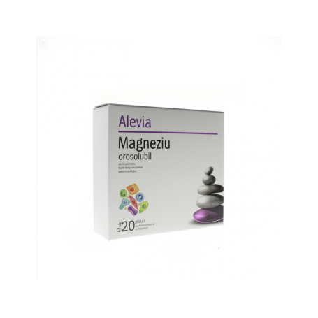 Magneziu orosolubil 20pl, Alevia