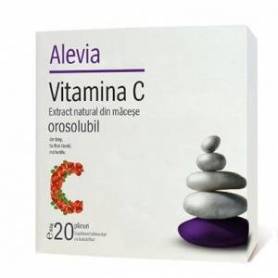 Vitamina C Extract natural de macese orosolubil 20pl, Alevia