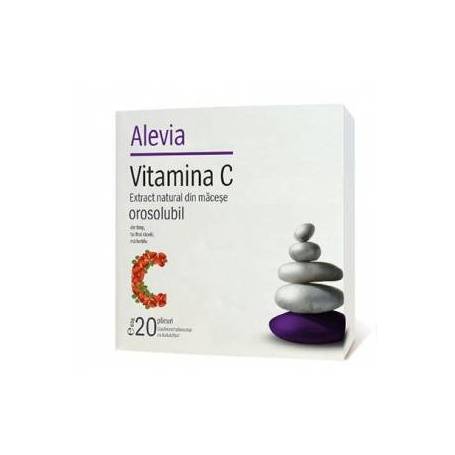 Vitamina C Extract natural de macese orosolubil 20pl, Alevia