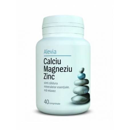 Calciu magneziu zinc 40cps, Alevia