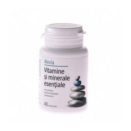 Vitamine si minerale esentiale 40cps, Alevia