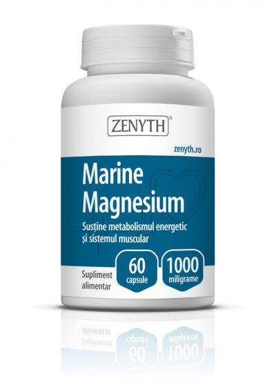 Magneziu marin - marine magnesium 1000mg 60cps zenyth
