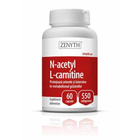 N-Acetyl L-Carnitine 550mg 60cps - Zenyth