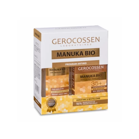 Set cadou Manuka Apa micelara + Crema Hidratanta 25+ Bio, Gerocossen
