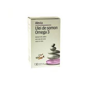 Ulei de somon omega 3 30cpr, Alevia