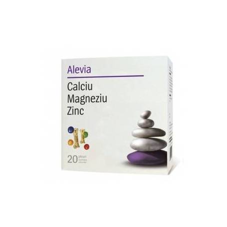 Calciu magneziu zinc 20pl, Alevia