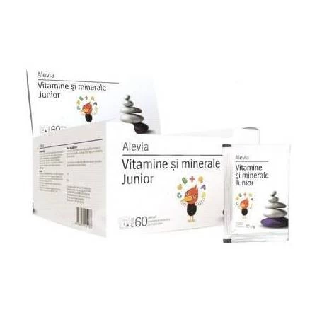 Vitamine si minerale Junior 60pl, Alevia