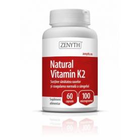 Vitamina K2 naturala 100µg 60cps - Zenyth