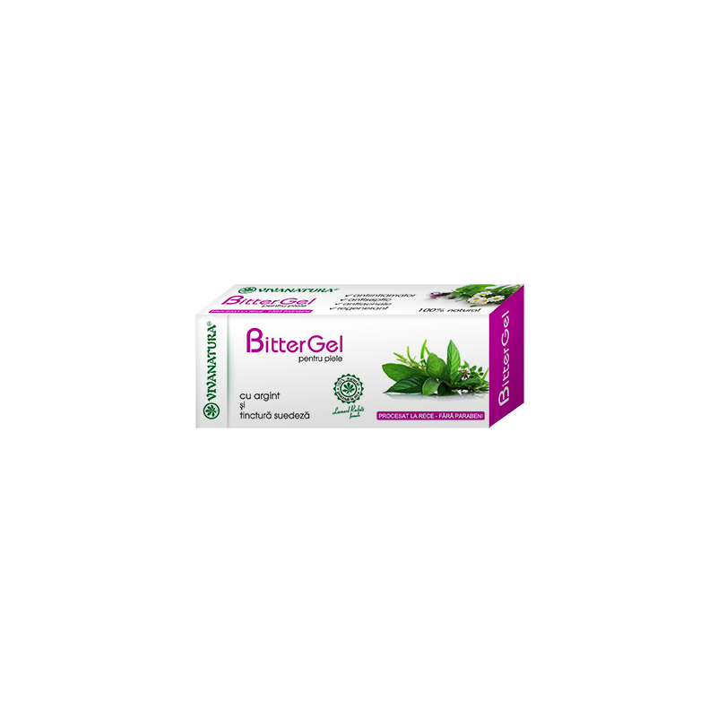 BitterGel - Gel tinctura suedeza si Ag 20ml - Vivanatura