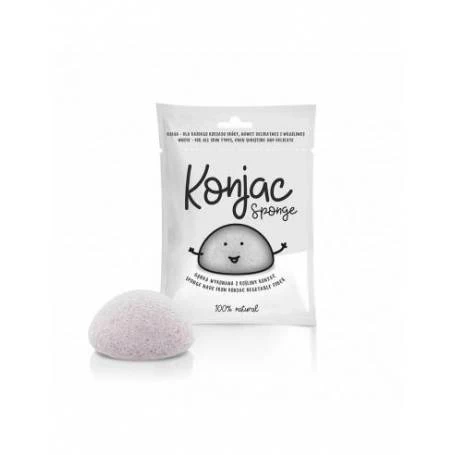 Burete Konjac pentru orice tip de ten 50g, DIET FOOD