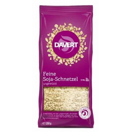 Fulgi de soia fini, eco-bio, 200g - DAVERT