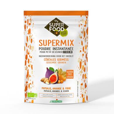Supermix Pentru Micul Dejun Cu Incan Berry, Migdale Si Smochine, Fara Gluten Eco-bio 350g, Germline