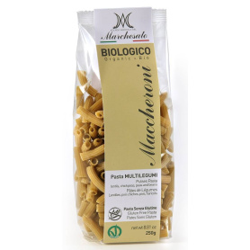 Paste maccheroni cu legume, fara gluten, eco-bio, 250g - Marchesato
