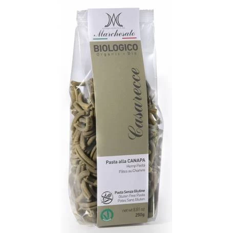 Paste casarecce cu canepa, fara gluten, eco-bio, 250g - Marchesato