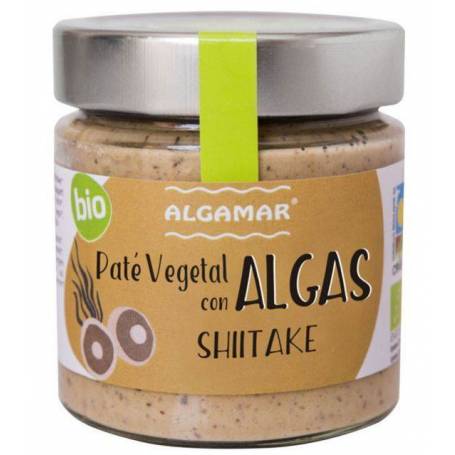 Crema tartinabila cu alge si ciuperci shiitake, eco-bio, 180 g, Algamar