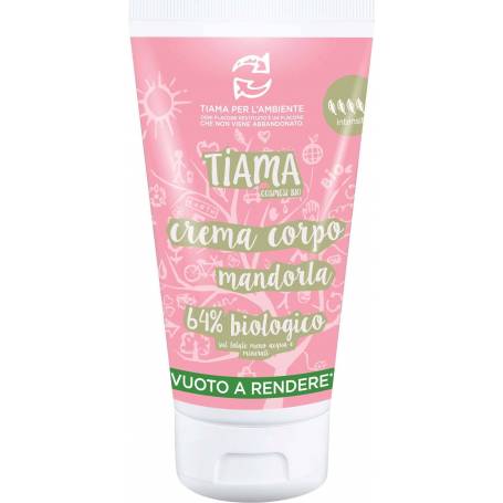 Crema de corp cu migdale, eco-bio, 150ml - Tiama