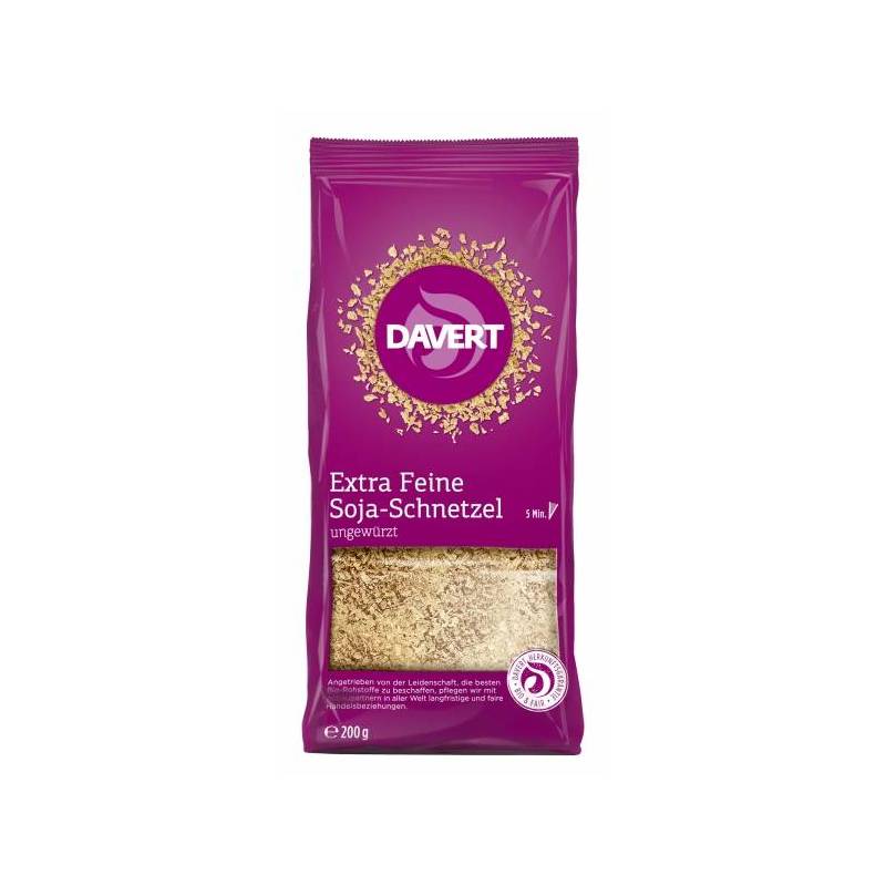 Fulgi de soia extra fini, eco-bio, 200g - DAVERT