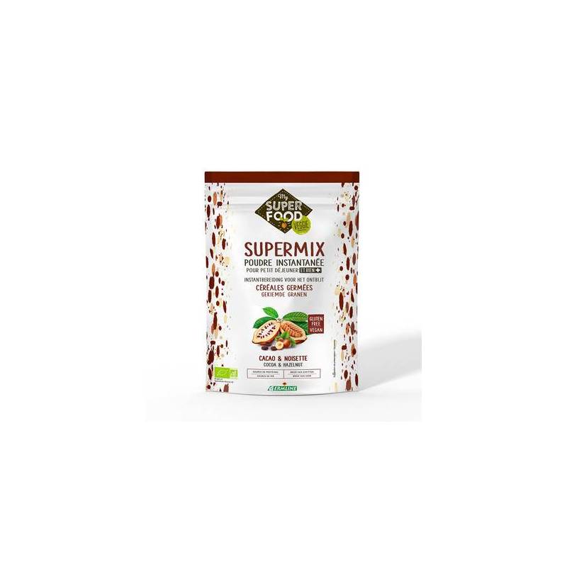 Supermix pentru micul dejun cu alune de padure si cacao, eco-bio,