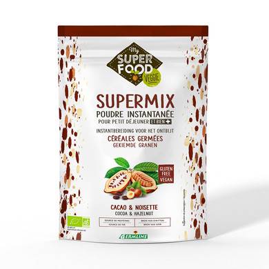 Supermix Pentru Micul Dejun Cu Alune De Padure Si Cacao, Eco-bio, 350 G, Germline