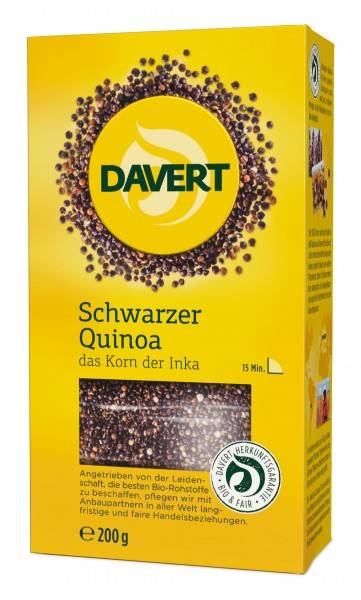 Quinoa neagra, eco-bio, 200g - davert