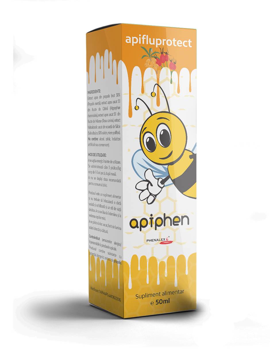 Apiphen Apifluprotect Pentru Copii Si Adulti, 50 Ml, Phenalex