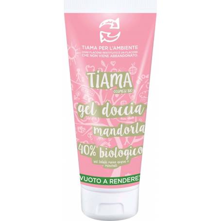 Gel de dus cu migdale, eco-bio, 200ml - Tiama