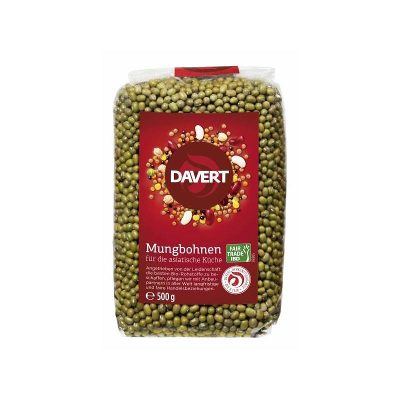 Fasole mung, eco-bio, Fairtrade, 500g - DAVERT
