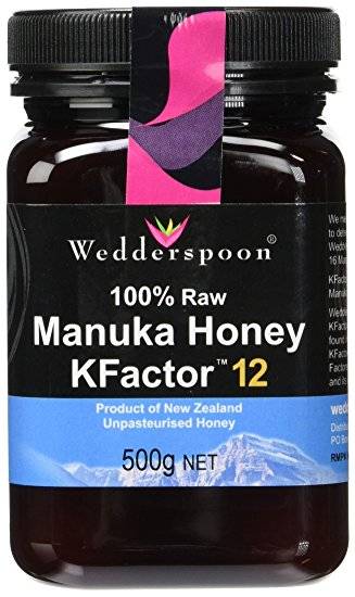 Miere manuka raw - kfactor 12+ - 500g - wedderspoon