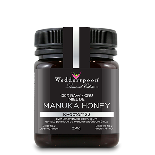 Miere manuka raw - kfactor 22+ - 250g - wedderspoon