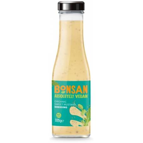 Dressing salate cu mustar dulce eco-bio 325ml, Bonsan