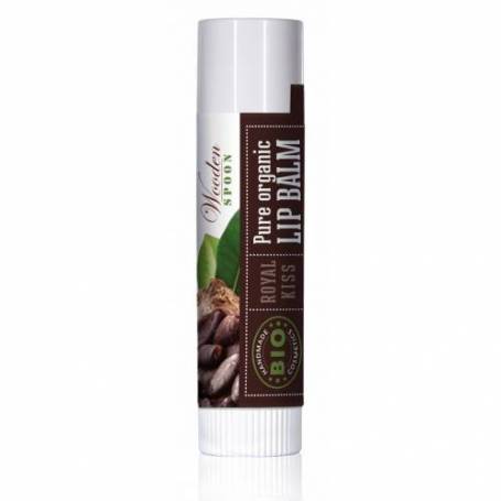 Balsam de buze, Choco Kiss, eco-bio, 4.3 ml, Wooden Spoon